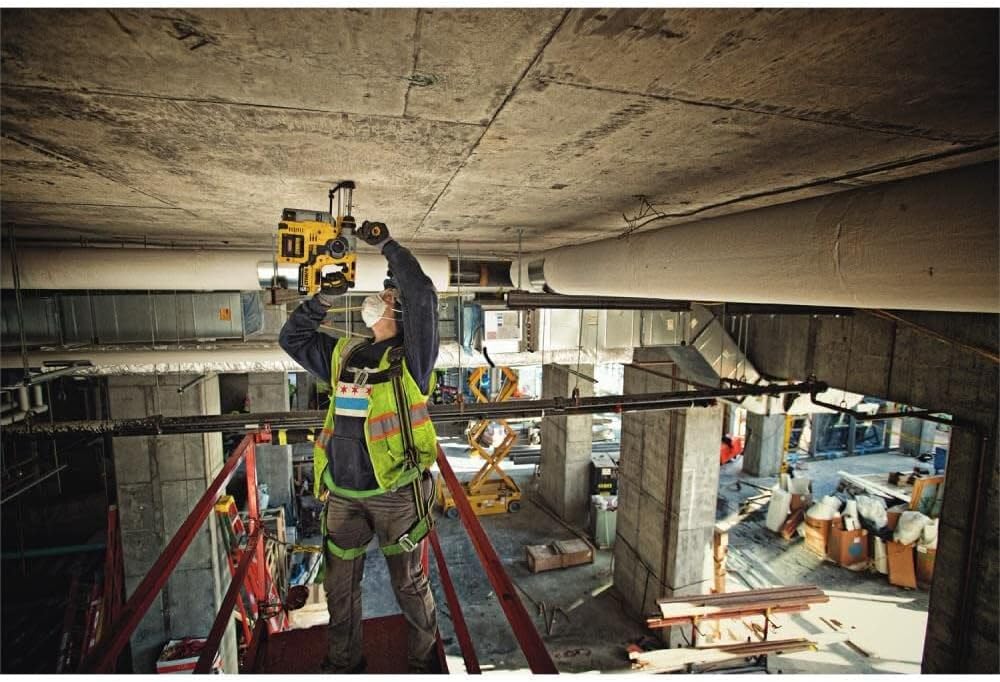 Left. Dewalt - DEWALT 20V MAX SDS Rotary Hammer Drill, Cordless, 3 Application Modes, Bare Tool Only (DCH273B).