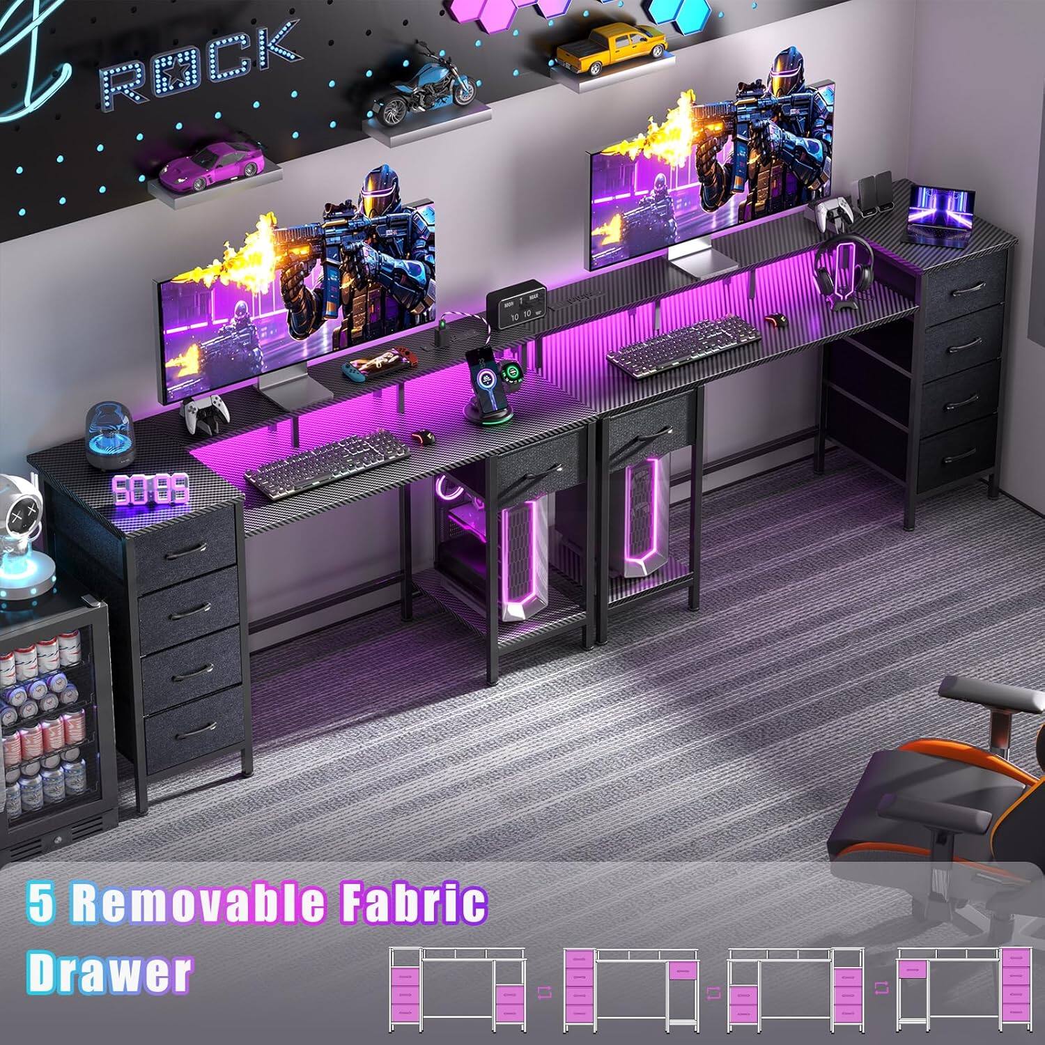 ROCK

5 Removable Fabric Drawer