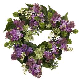 BreeBe - 20" Hanel Lilac Wreath - PP/PK/GN