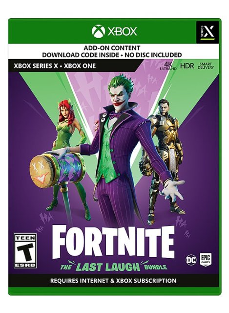Front Zoom. Fortnite: The Last Laugh Bundle - Xbox Series X, Xbox One.