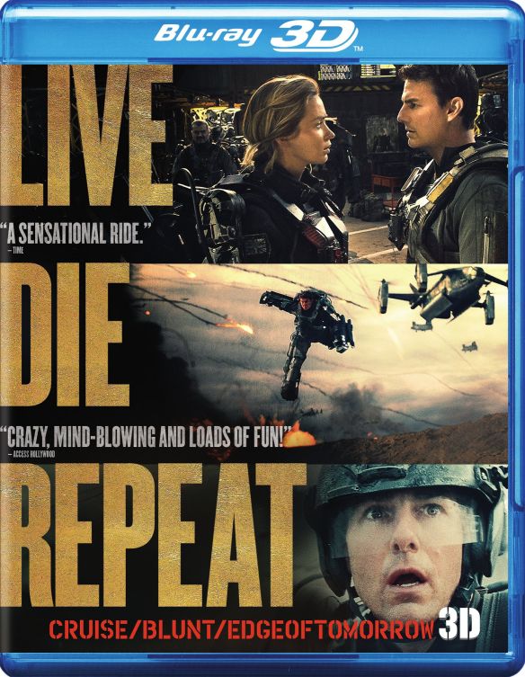  Live Die Repeat: Edge of Tomorrow [3D] [Blu-ray] [Blu-ray/Blu-ray 3D] [2014]