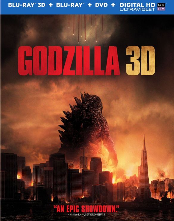  Godzilla 3D [Includes Digital Copy] [3D] [Blu-ray/DVD] [Blu-ray/Blu-ray 3D/DVD] [2014]