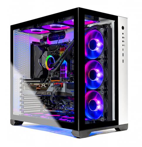 Skytech Gaming – PRISM II Gaming Desktop –  Ryzen 9 3900X – RTX 3090 – 32GB Memory – 1TB Gen4 SSD – 360mm AIO - White