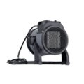 Left Zoom. NewAir - 160 Sq. Ft. Portable Ceramic Electric Heater with Adjustable Tilt Head - Gray.