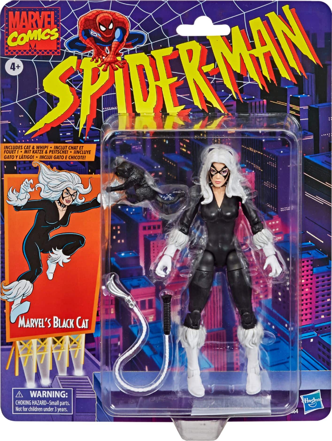 Alt View 12. Marvel - Legends 6-inch Black Cat Vintage Collection Figure.