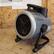Left. NewAir - 170 Sq. Ft. Portable Electric Garage Heater with Adjustable Tilt Head - Gray.