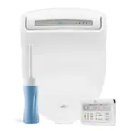 Front. Bio Bidet - Bio Bidet by Bemis - BB1000 Bidet Toilet Seat - Round (Includes Travel Bidet) - Round White.