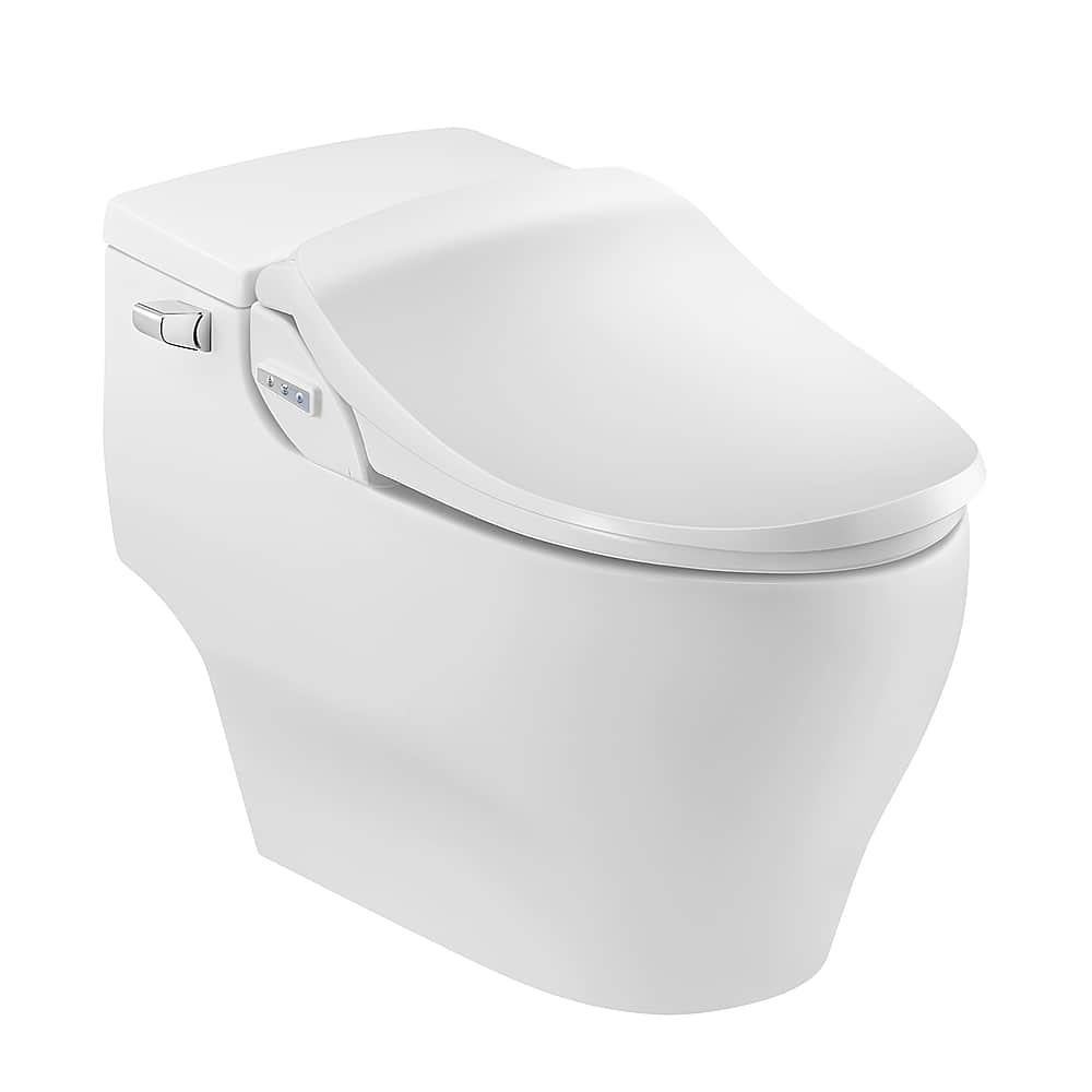 Best Buy Bio Bidet by Bemis Slim Two Bidet Toilet Seat Round (Includes
