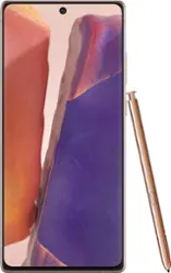 Samsung - Geek Squad Certified Refurbished Galaxy Note20 5G 128GB (Unlocked) - Mystic Bronze - Front_Zoom