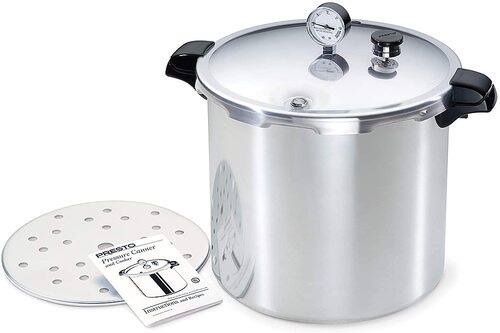 Presto - 23-Quart Induction Compatible Pressure Canner - Silver-Angle_Standard 