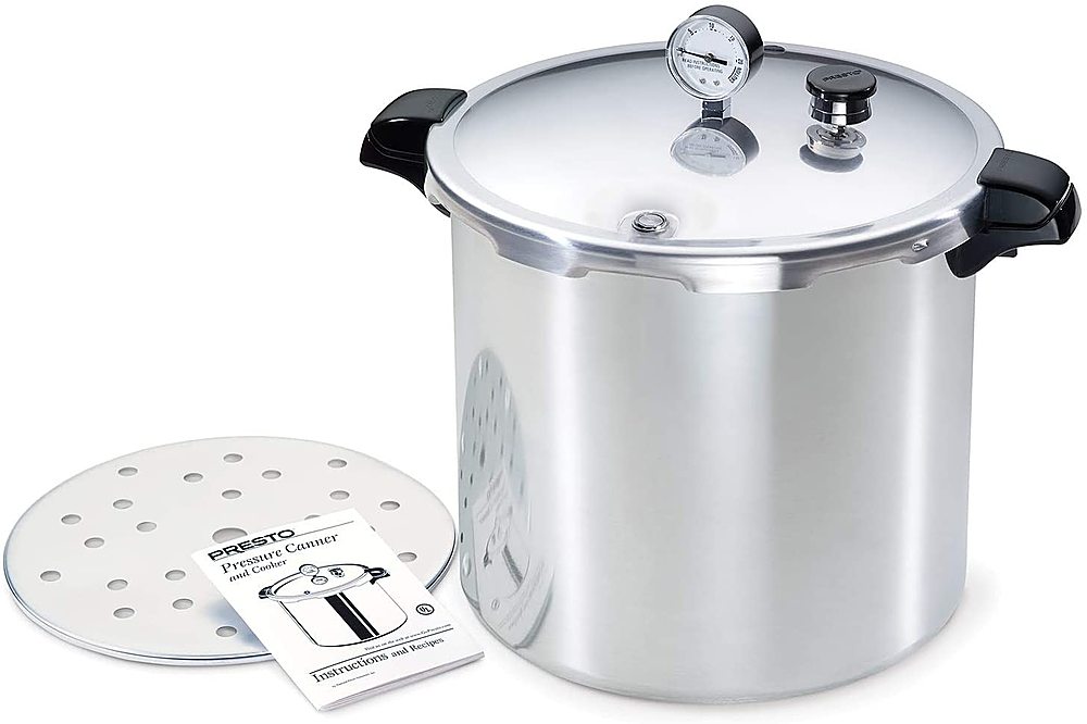 Presto 4-Qt Pressure Cooker & Canner Model #0124104 Durable Heavy-Gauge  Aluminum