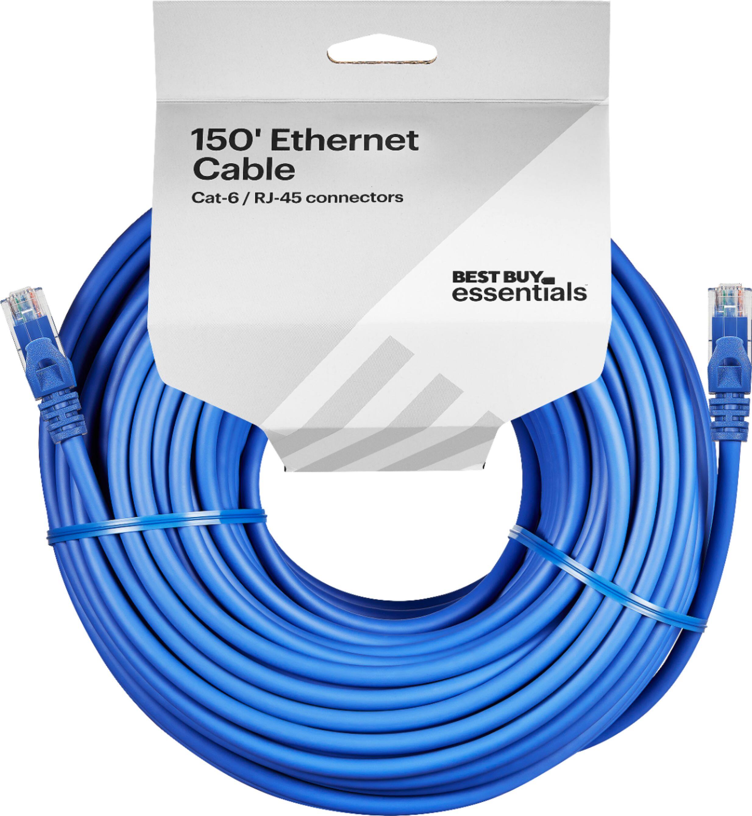 Alt View 15. Best Buy essentials™ - 150' Cat-6 Ethernet Cable - Blue.