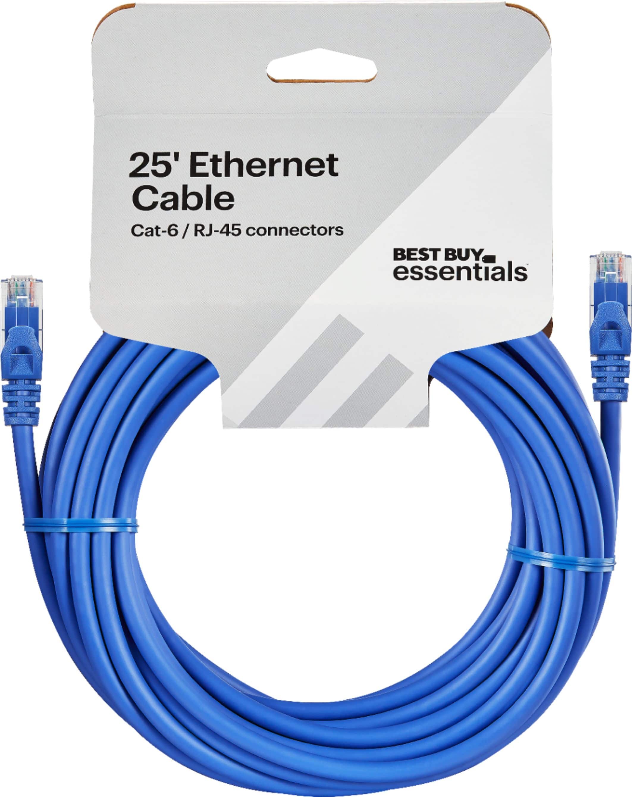 Alt View 15. Best Buy essentials™ - 25' Cat-6 Ethernet Cable - Blue.
