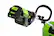 Alt View 16. Greenworks - 12 in. 40-Volt Cordless Brushless Snow Shovel (6.0Ah Battery and Charger Included) - Black/Green.