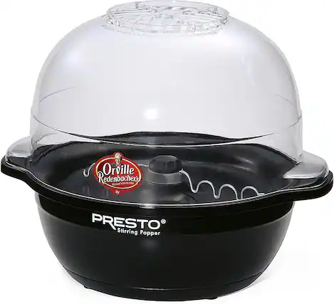 Angle. Presto - Orville Redenbacher's® Stirring Popper - Black.
