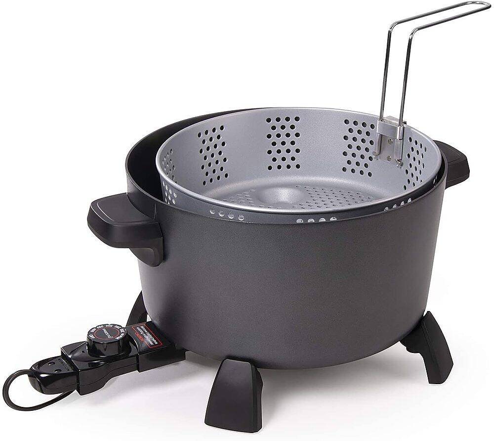 Alt View 17. Presto - Kitchen Kettle™ XL 10-quart Multi-cooker/steamer - Black.