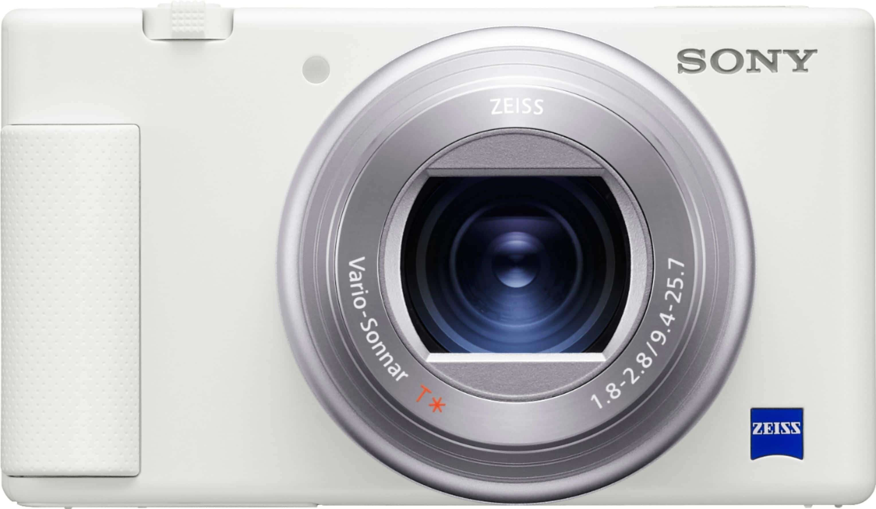 Alt View 2. Sony - ZV-1 20.1-Megapixel Digital Camera for Content Creators and Vloggers - White.