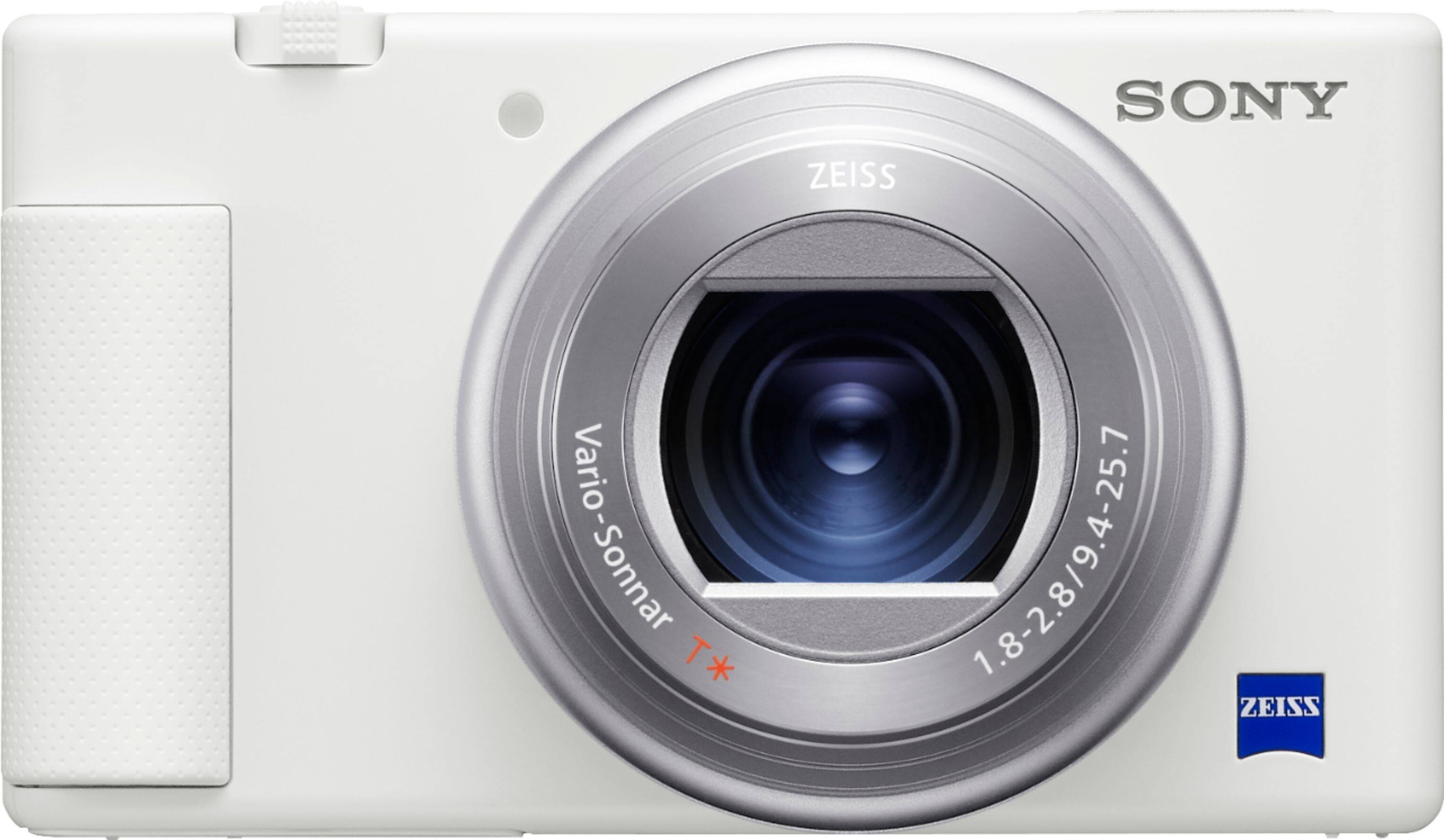 Alt View 2. Sony - ZV-1 20.1-Megapixel Digital Camera for Content Creators and Vloggers - White.