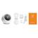 Alt View 14. Amaryllo - Apollo Biometric Auto-Tracking Indoor Security Camera - White.