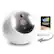 Alt View 15. Amaryllo - Apollo Biometric Auto-Tracking Indoor Security Camera - White.
