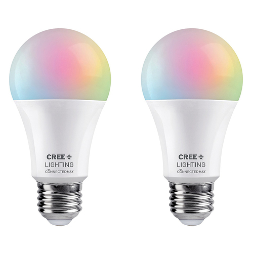 Cree Lighting - 60W, A19 Smart LED Bulb 2 Pack