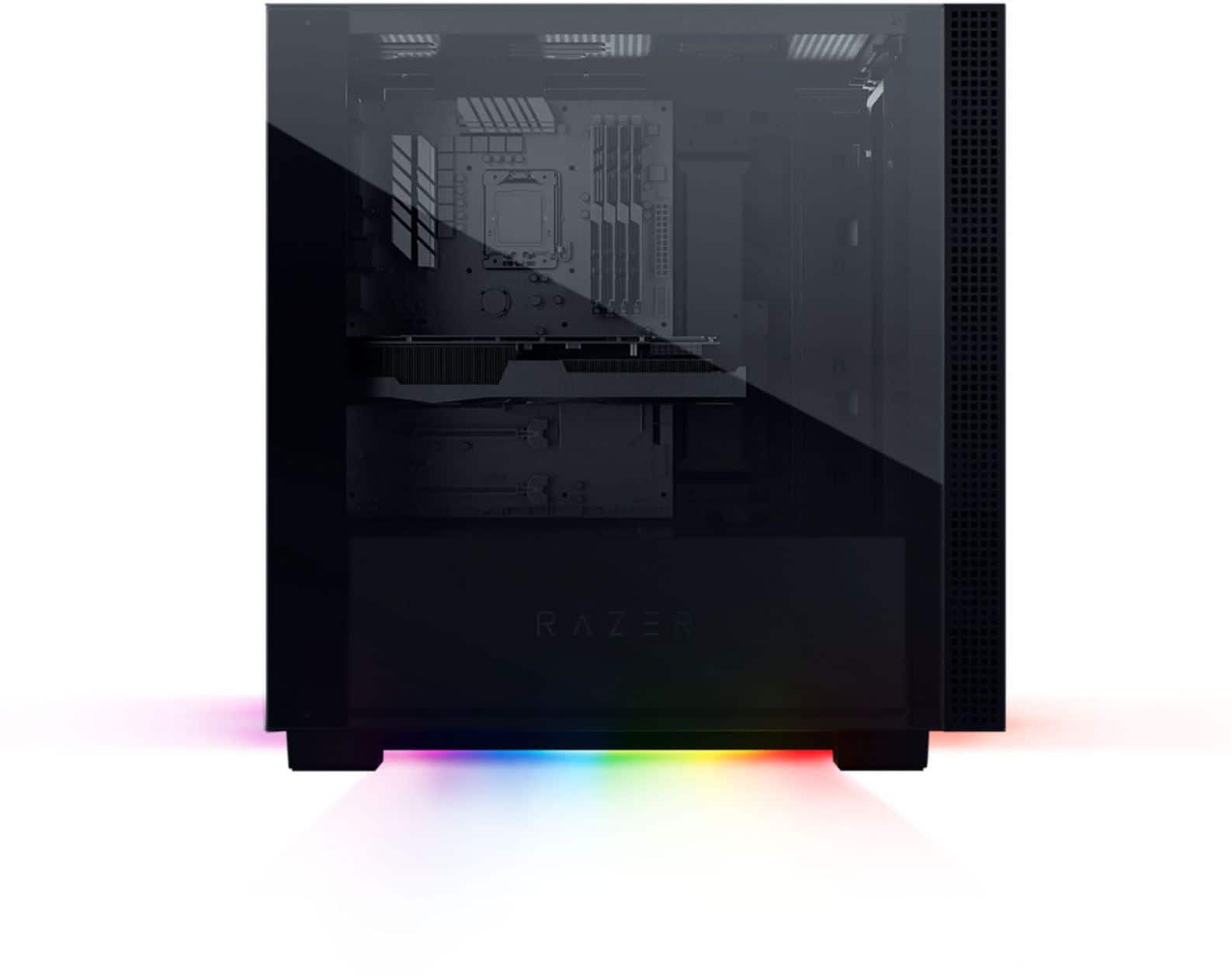 Alt View 14. Razer - Tomahawk Mid-tower ATX Gaming Chassis with Chroma RGB - Black.