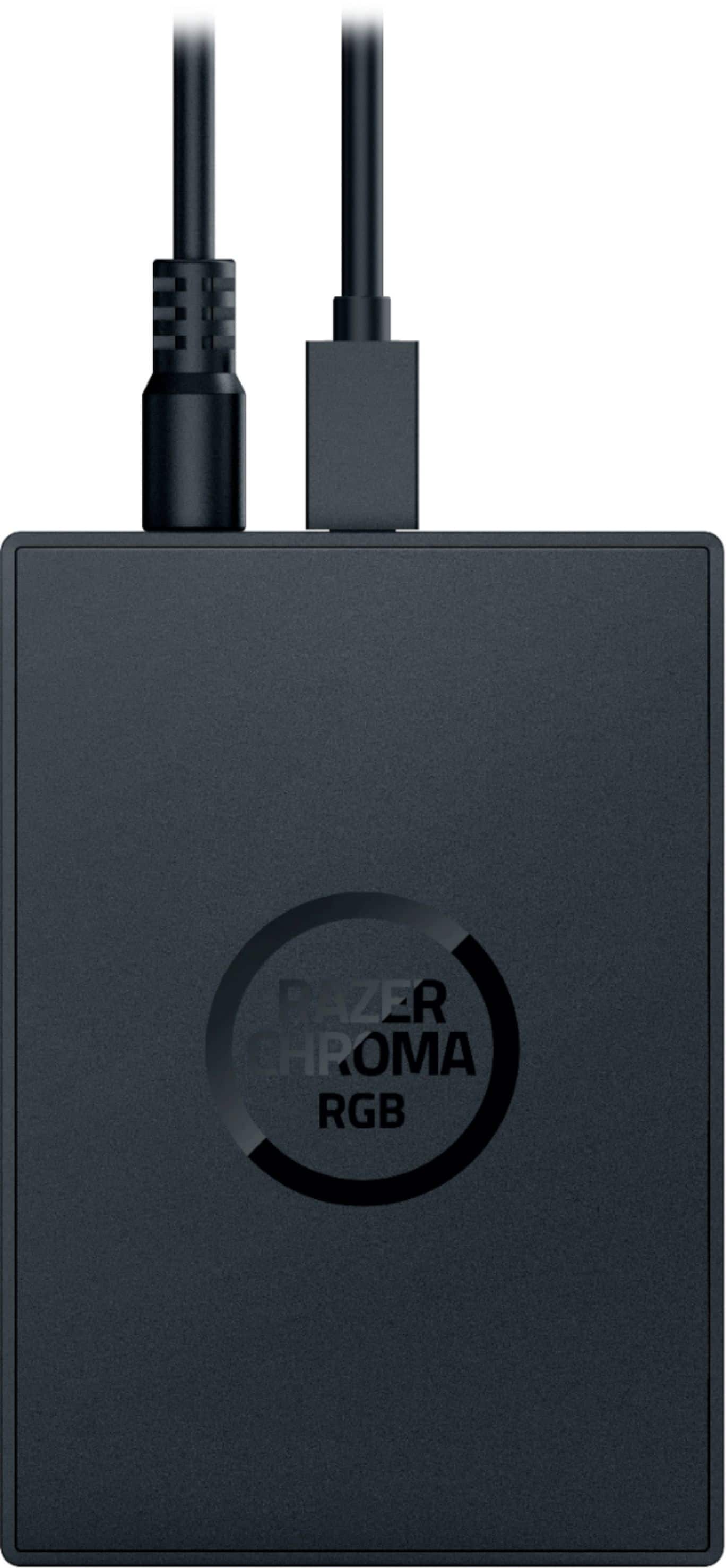 Front. Razer - Chroma Addressable RGB Controller with Addressable RGB Hub for Advanced Lighting Customization - Black.