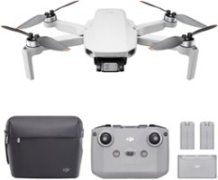 DJI - Mini 2 Fly More Combo Quadcopter with Remote Controller - Front_Zoom