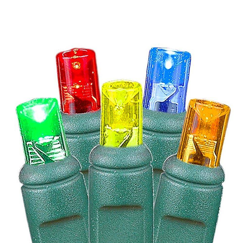 Front. Novelty Lights - LED Net Lights 4x6 Green Wire - Multi.