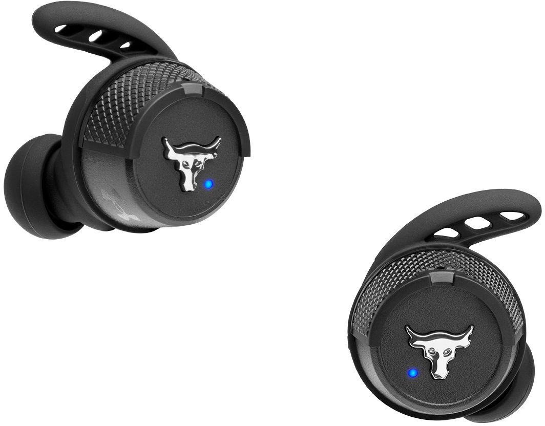 JBL - Under Armour Project Rock True Wireless X Sport In-Ear Headphones - Black