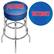 Alt View 12. NBA - Detroit Pistons NBA Fade Padded Swivel Bar Stool - Blue, Red.