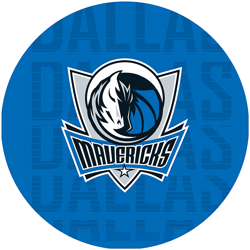 Dallas Mavericks Blue Fade Lighted Analog Neon Clock