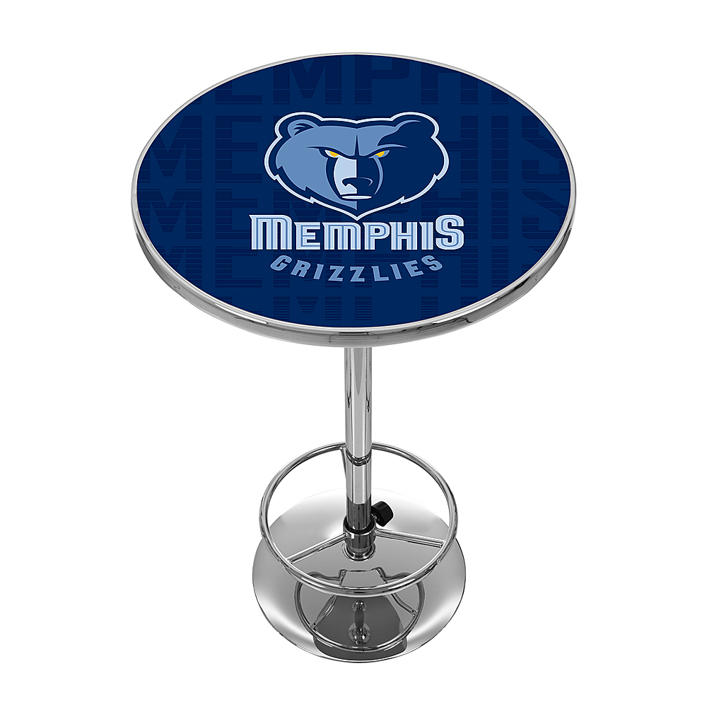 Memphis Grizzlies NBA City Chrome Pub Table - Memphis Midnight Blue, Smoke Blue
