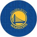 Alt View Zoom 17. Golden State Warriors NBA City Chrome Neon Clock - Blue, Gold.