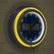 Alt View Zoom 16. Denver Nuggets NBA Fade Chrome Double Ring Neon Clock - Dark Blue, Yellow.