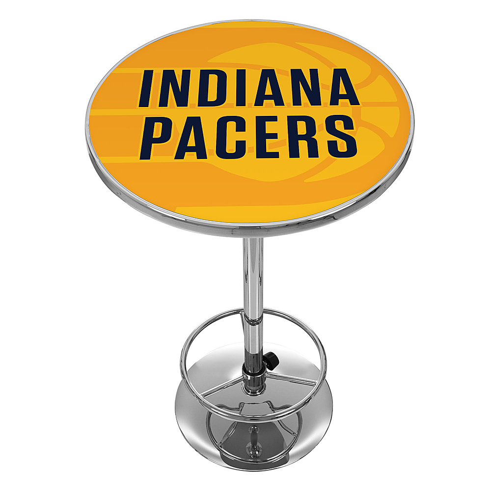 Best Buy Indiana Pacers NBA Fade Chrome Pub Table Gold, Black NBA2000IP2