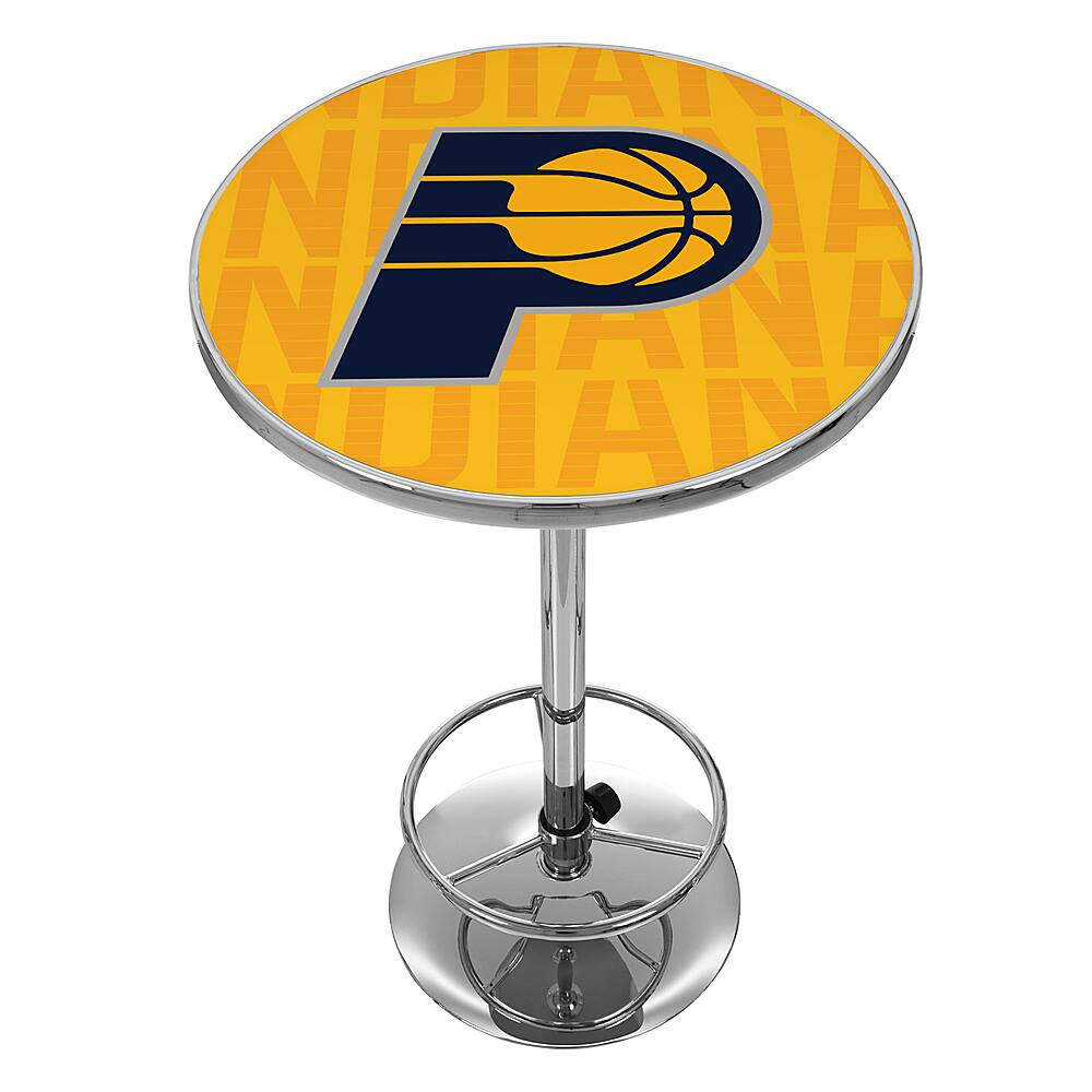 Indiana Pacers NBA City Chrome Pub Table - Gold, Navy Blue