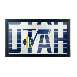 Utah Jazz NBA City Framed Bar Mirror - 6435447cv11d ;maxHeight=640;maxWidth=250