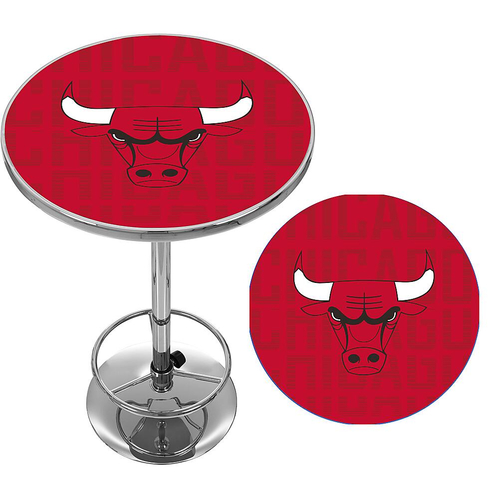 Best Buy Chicago Bulls NBA City Chrome Pub Table Red, Black, White