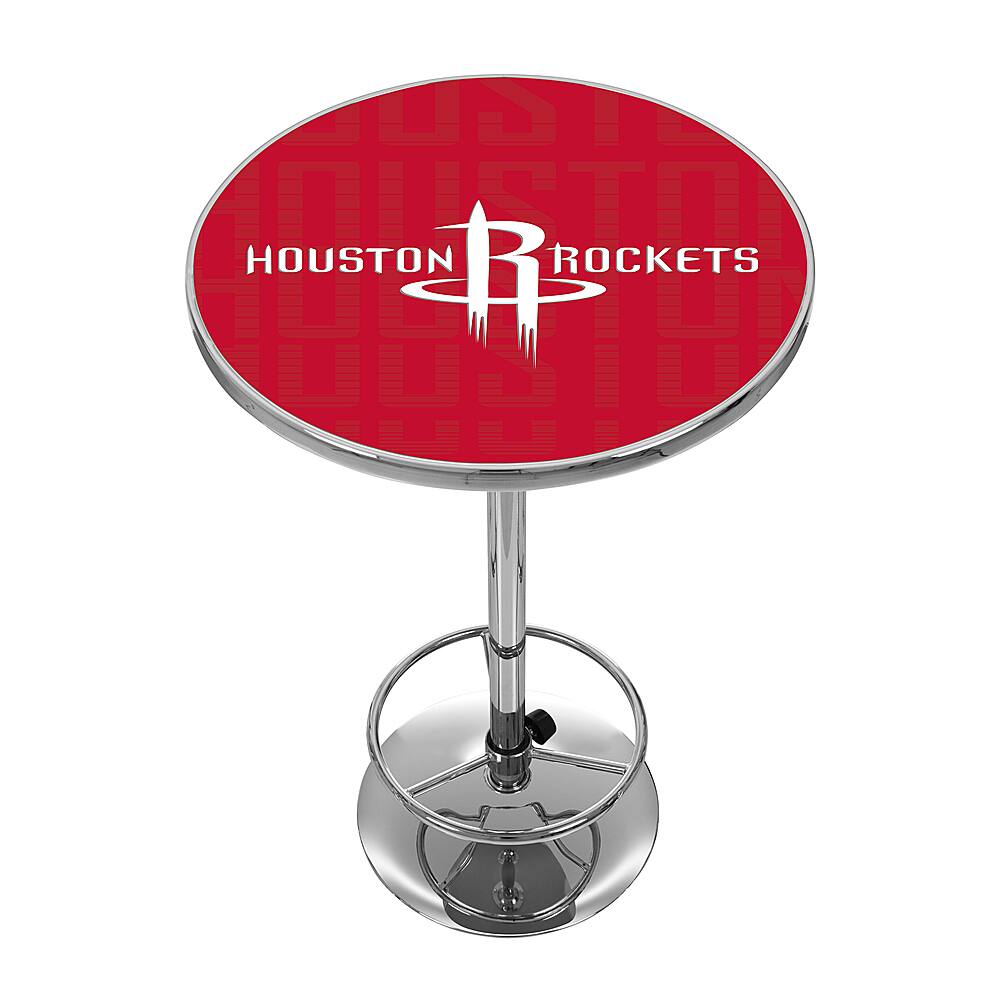 Houston Rockets NBA City Chrome Pub Table - Red, White