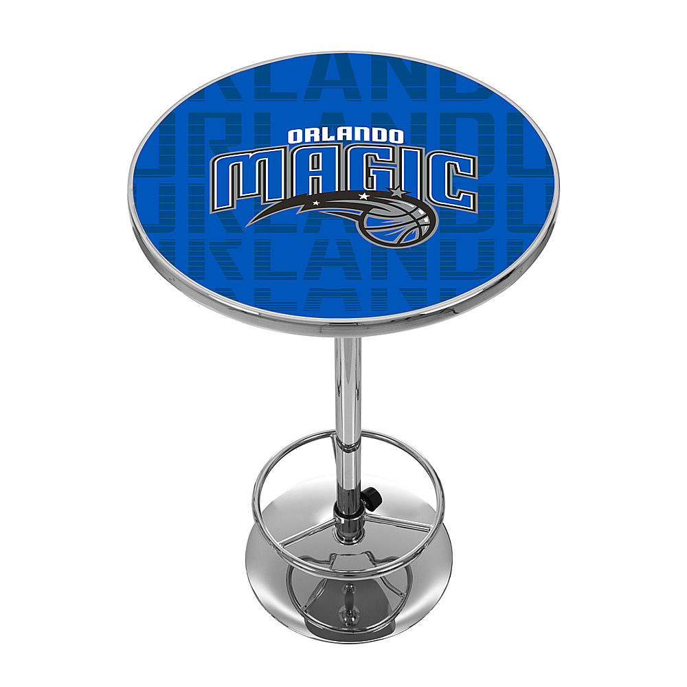 Orlando Magic NBA City Chrome Pub Table - Blue, Black, Silver