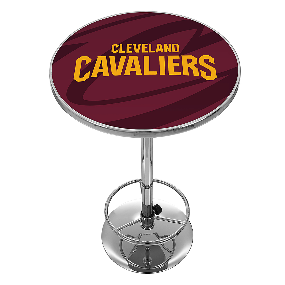 Cleveland Cavaliers NBA Fade Chrome Pub Table - Wine, Gold