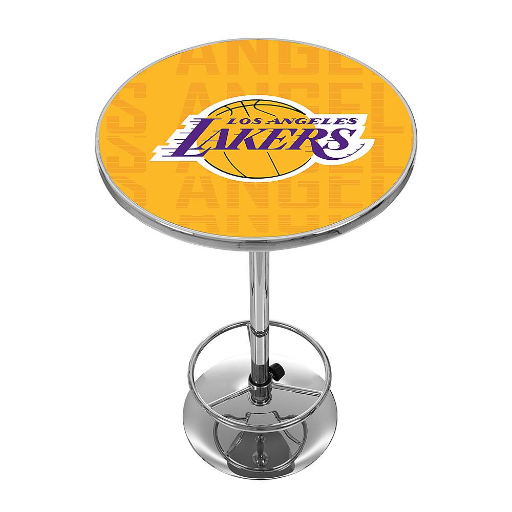 Los Angeles Lakers NBA City Chrome Pub Table - Gold, Purple