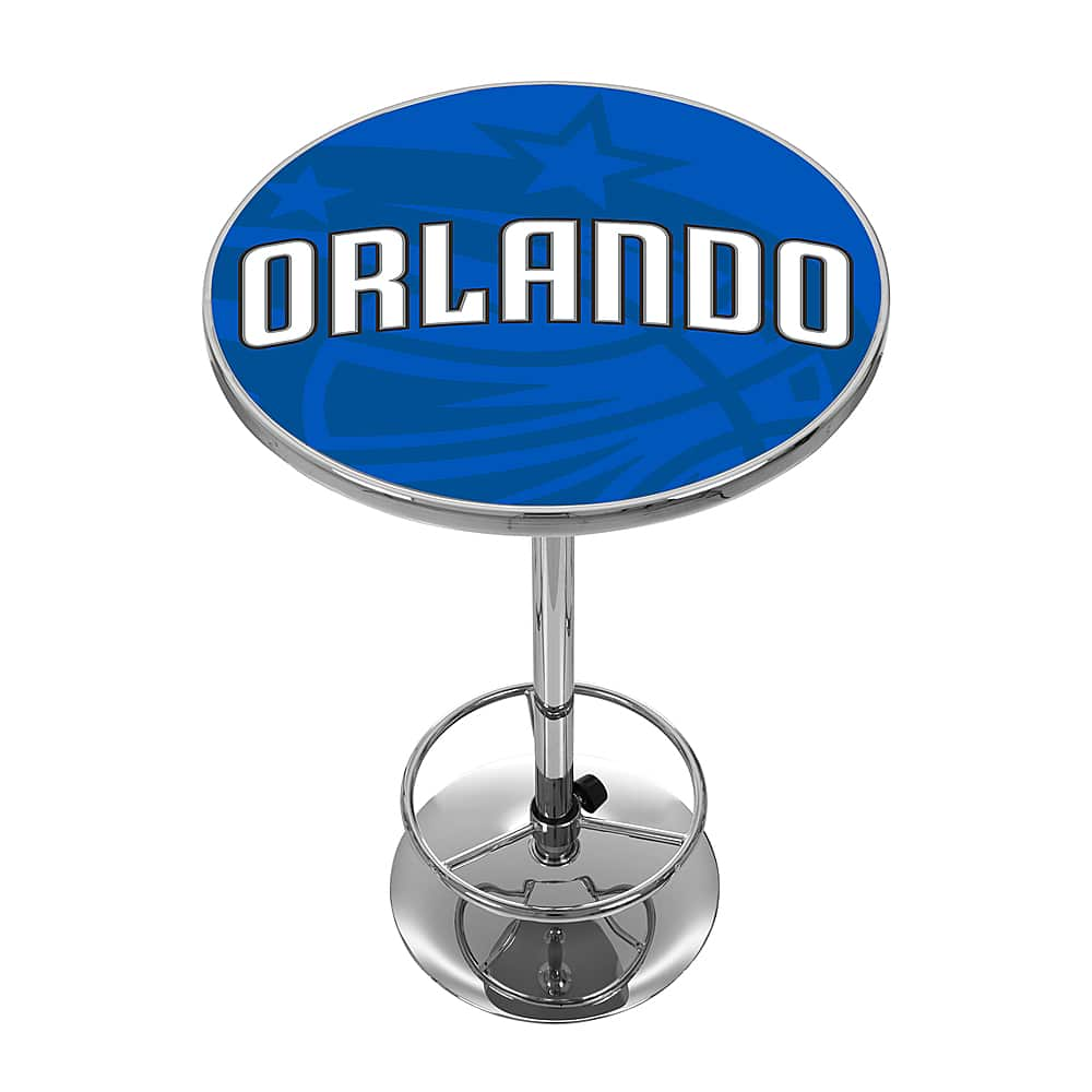 Orlando Magic NBA Fade Chrome Pub Table - Blue, Black, Silver