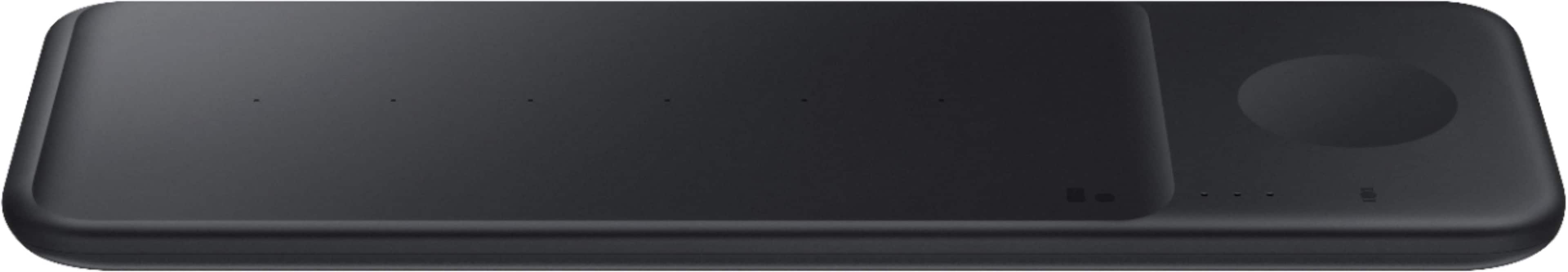 Front. Samsung - Wireless Charger Pad Trio - Black.