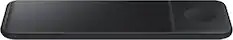 Front. Samsung - Wireless Charger Pad Trio - Black.