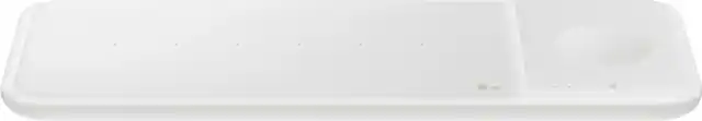 Front. Samsung - Wireless Charger Pad Trio - White.