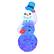 Alt View 13. Novelty Lights - 7’ Inflatable Swirling Lights Snowman with tipping Hat - White.