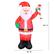 Alt View 11. Novelty Lights - 7’ Inflatable Swirling Lights Santa with Candy Cane - Red.
