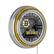 Alt View 11. NHL - Boston Bruins Watermark Chrome Double Ring Neon Clock - Black, Gold, White.